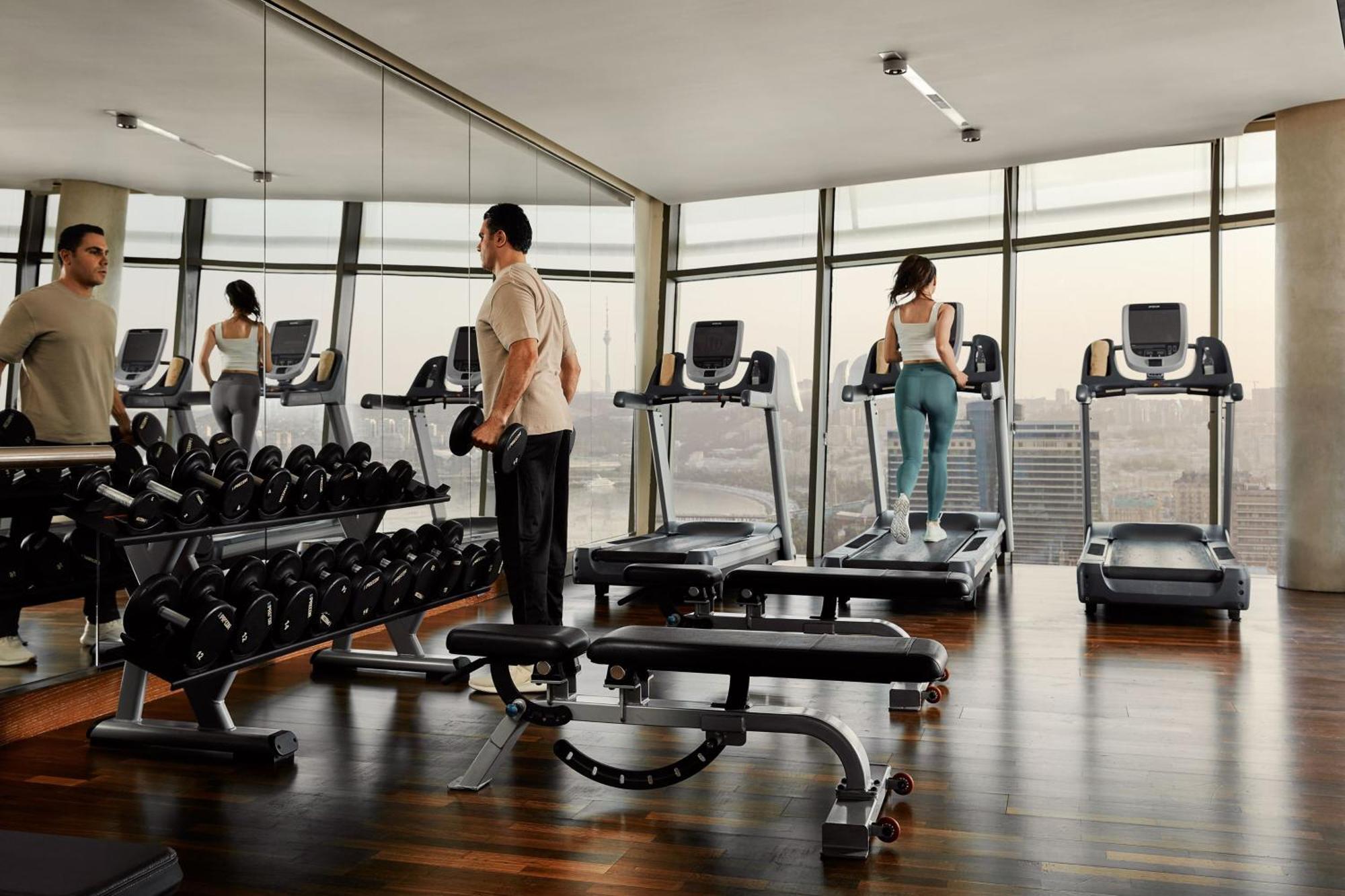 Jw Marriott Absheron Baku Hotel Luaran gambar A gym